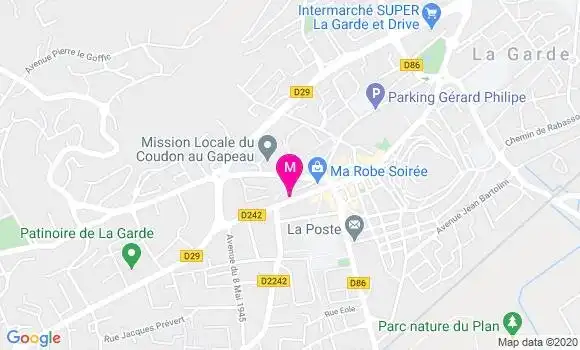 Localisation Dr Marie Cortot
