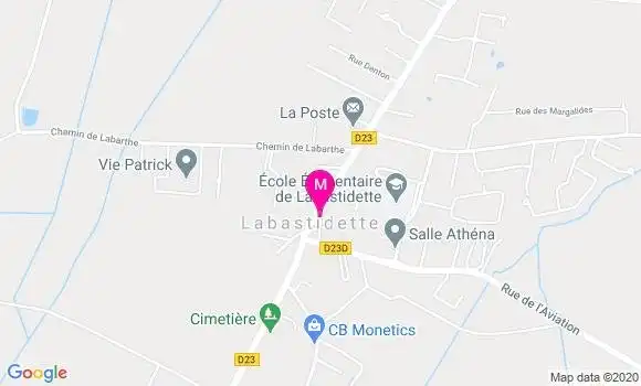 Localisation Dr Michel Guiraud