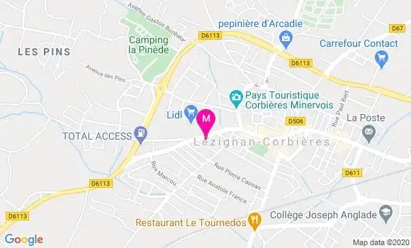 Localisation Dr Abdelmalek Ouguergouz