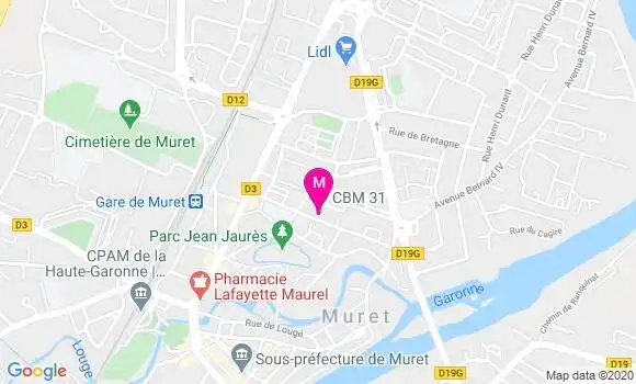 Localisation Dr Alice Cadel