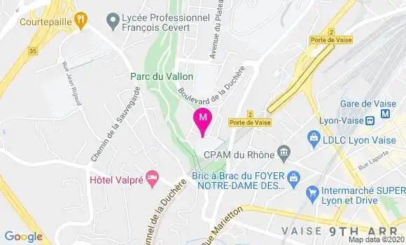 Localisation Dr Charlotte Lernout