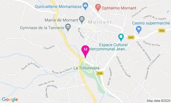 Localisation Dr Dorothee Journet