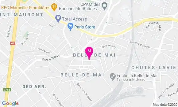 Localisation Dr Delphine Devallois Ameziane