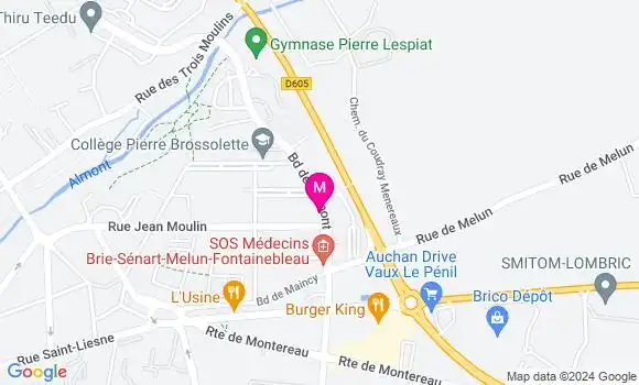 Localisation Dr Ophelie Choinet