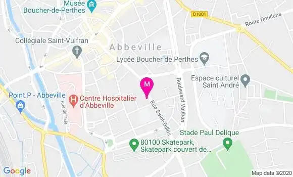 Localisation Dr Frederique Bouthors