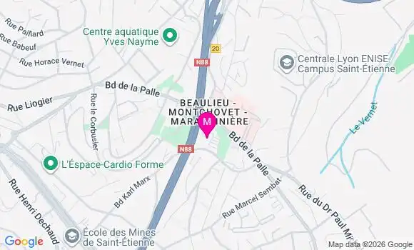 Localisation Dr Marie Lafleur
