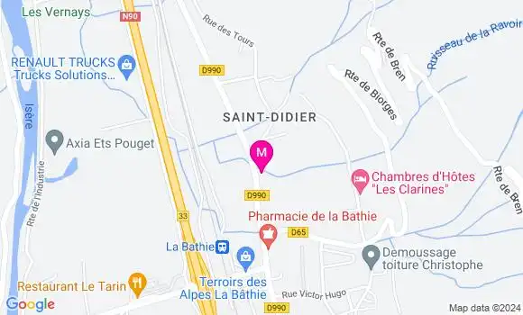 Localisation Dr Christelle Gotteland
