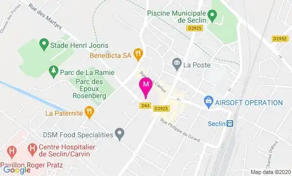 Localisation Dr Emilie Carpentier