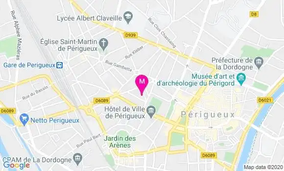 Localisation Dr Liliane Ghewy Da Silva