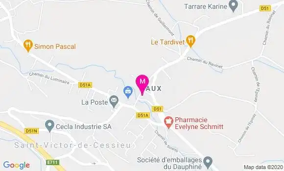 Localisation Dr Olivia Menut