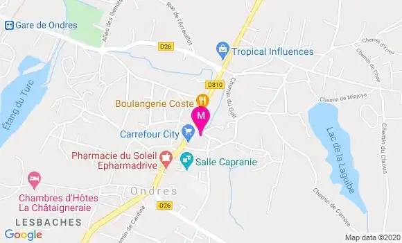 Localisation Dr Julie Rose