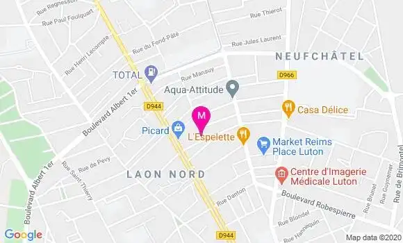 Localisation Dr Berenice Colas
