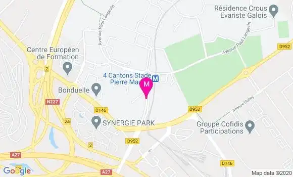 Localisation Dr Antoine Bourgeot