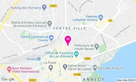 Localisation Dr Muriel Poupon