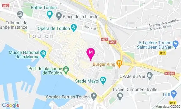 Localisation Dr Pascale Crouzet