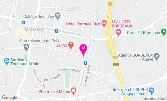 Localisation Dr Joseph Owona