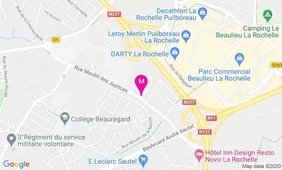 Localisation Dr Milene Isambert