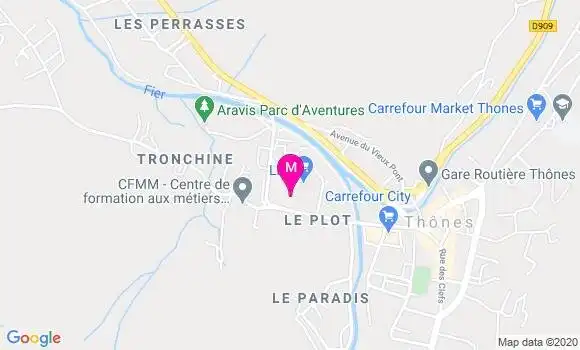 Localisation Dr Vincent Airaud