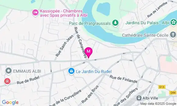 Localisation Dr Nathalie Bernal