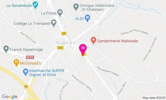 Localisation Dr Melodie Chardonnet