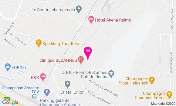 Localisation Dr Valerie Lafon