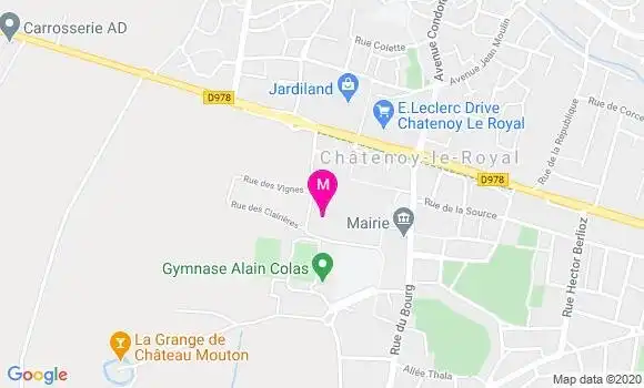 Localisation Dr Charlene Dos Reis