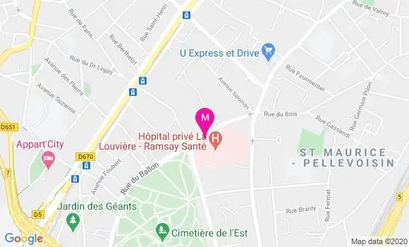 Localisation Dr Claire Anne Renan Druart