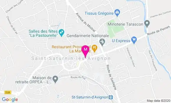 Localisation Dr Raphael Lauretta