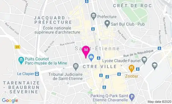 Localisation Dr Nathalie Fargier