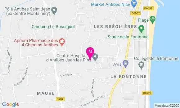 Localisation Dr Philippe Roux