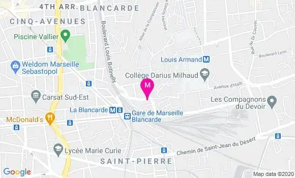 Localisation Dr Frederique Lavit