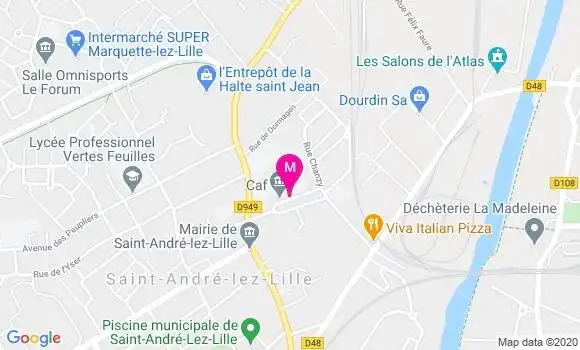 Localisation Dr Caroline Telliez Colard