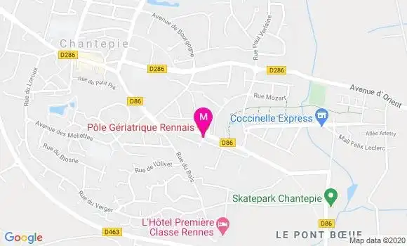 Localisation Dr Elena Emilia Andrei
