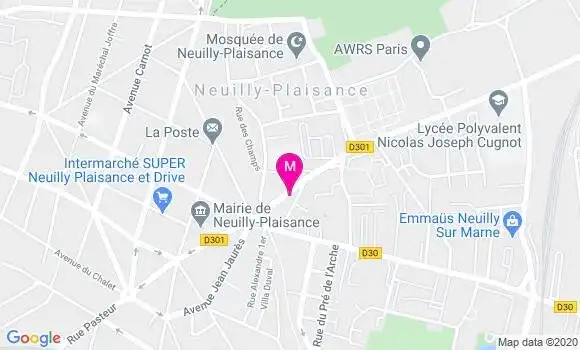 Localisation Dr Laetitia Waras