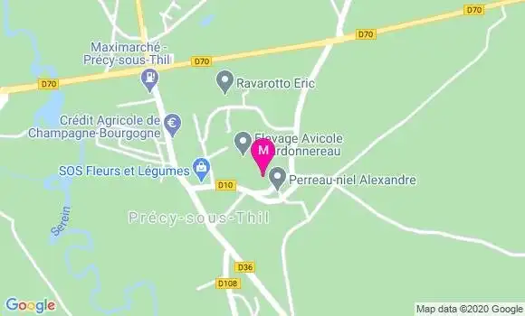 Localisation Dr Jean Claude Chaussard