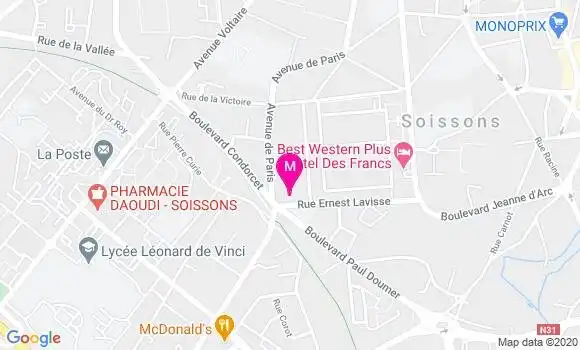 Localisation Dr Freddy Seidel
