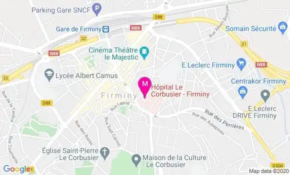Localisation Dr Philippe Convers