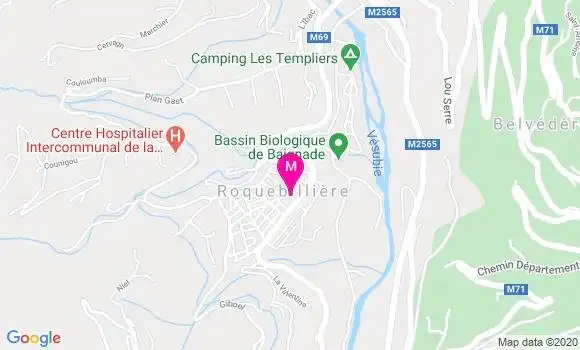 Localisation Dr Elisabeth Cossa