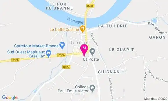 Localisation Dr Fabienne Paget