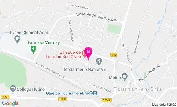 Localisation Dr Gilbert Versier