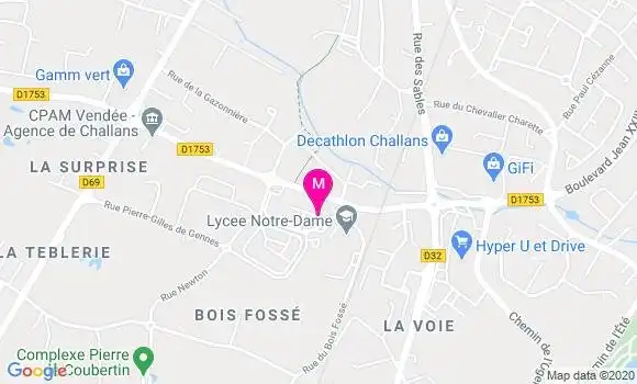 Localisation Dr Sebastien Larue