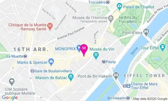 Localisation Dr Aurore Mensah