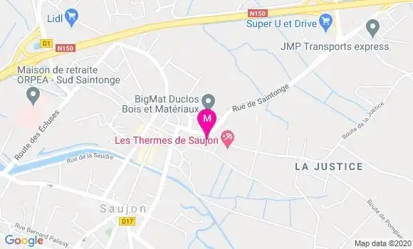 Localisation Dr Fanel Daniel Georcotina