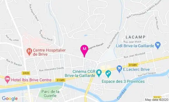 Localisation Dr Cossi Virgile Yadouleton
