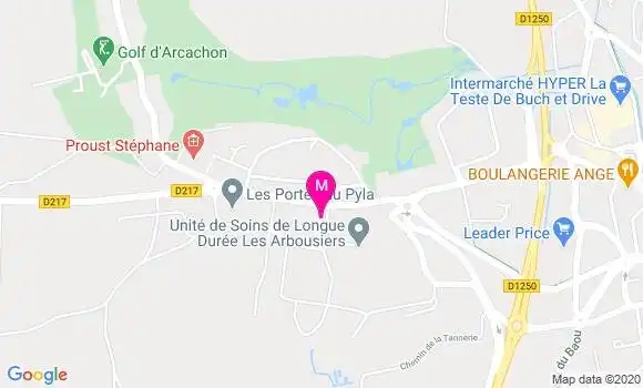 Localisation Dr Caroline Mage