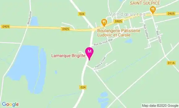 Localisation Dr Brigitte Lamarque