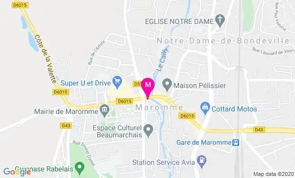 Localisation Dr Cecile Ryckewaert