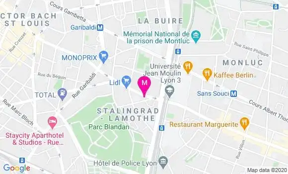 Localisation Dr Aude Woerner