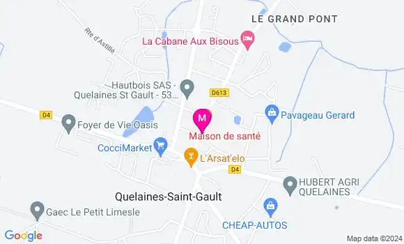 Localisation Dr Sandrine Bouvet