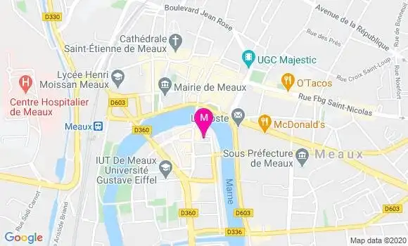 Localisation Dr Catherine Louis